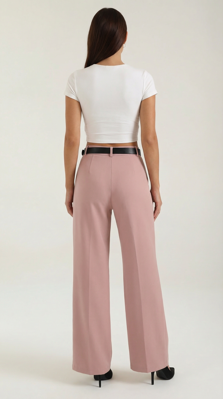 Bertha Wijde Pantalon van Stof