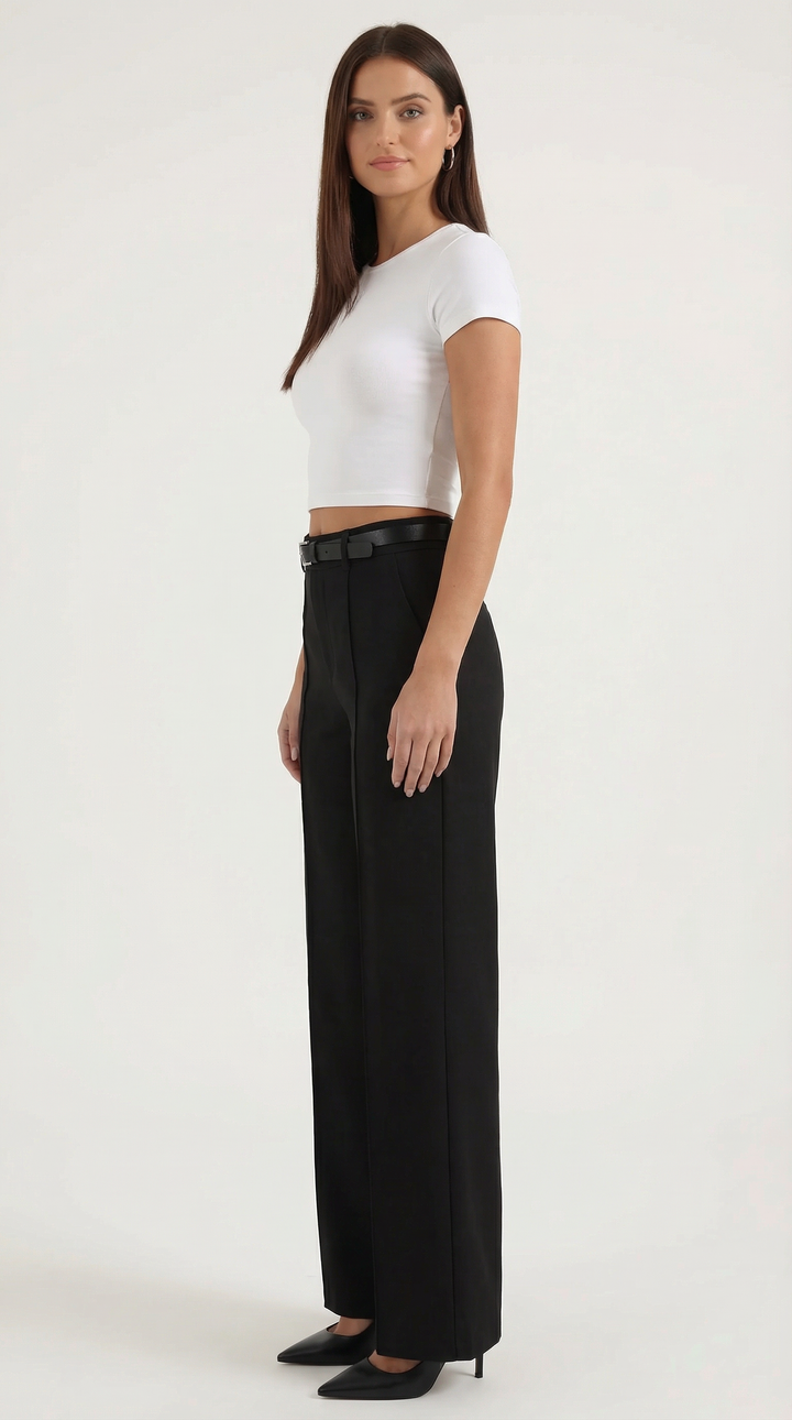 Bertha Wijde Pantalon van Stof
