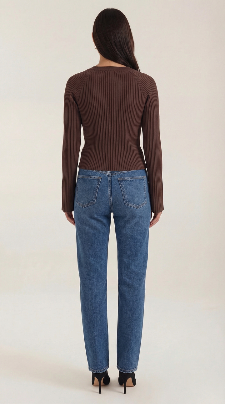 Betty Knopen-Up Brei Sweater