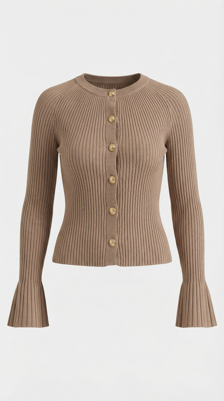 Betty Knopen-Up Brei Sweater