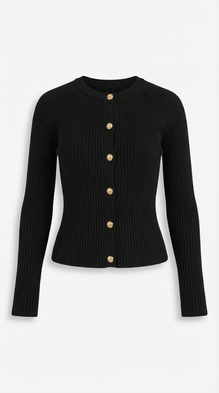 Betty Knopen-Up Brei Sweater