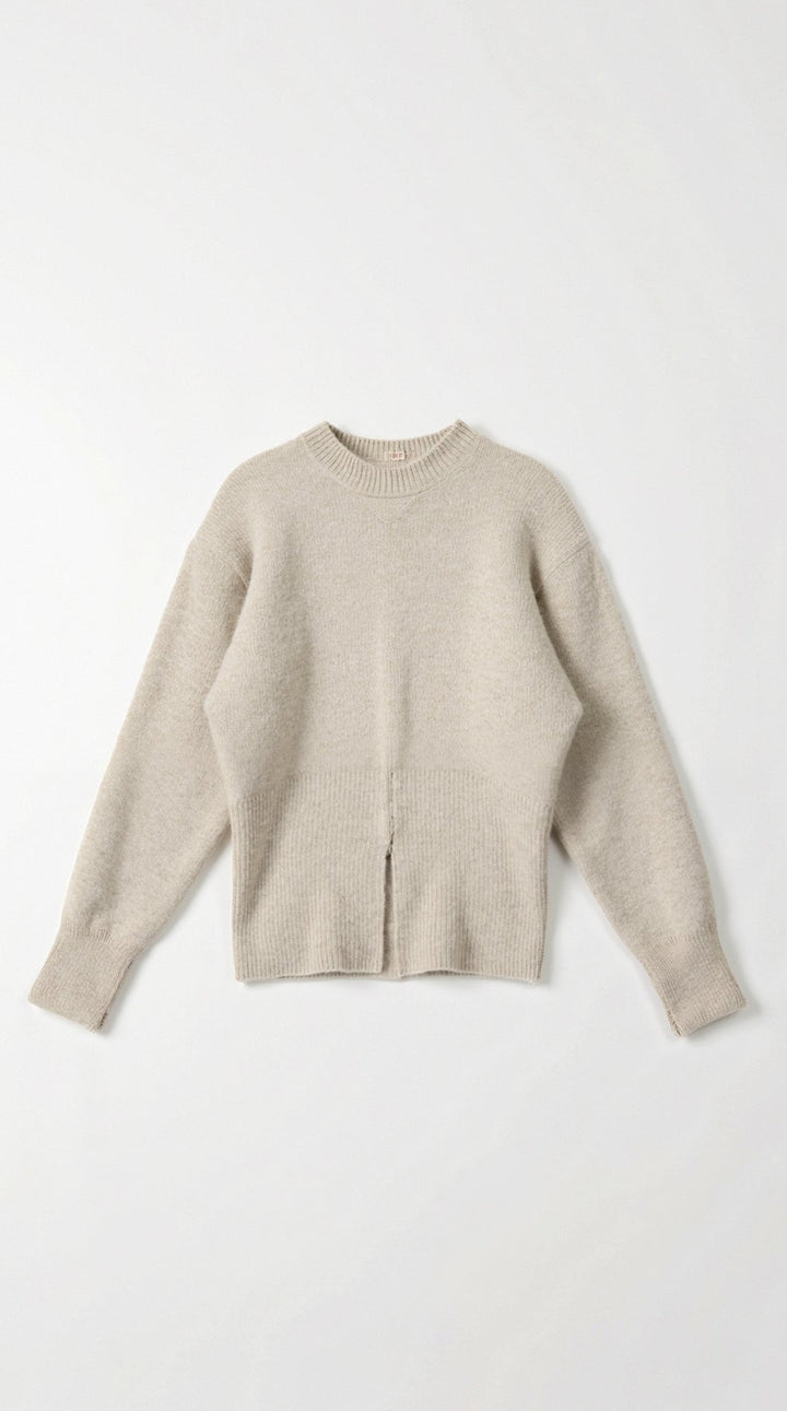 Beverly half-zip gebreide trui