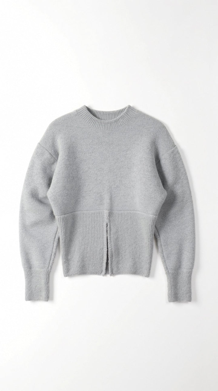 Beverly half-zip gebreide trui