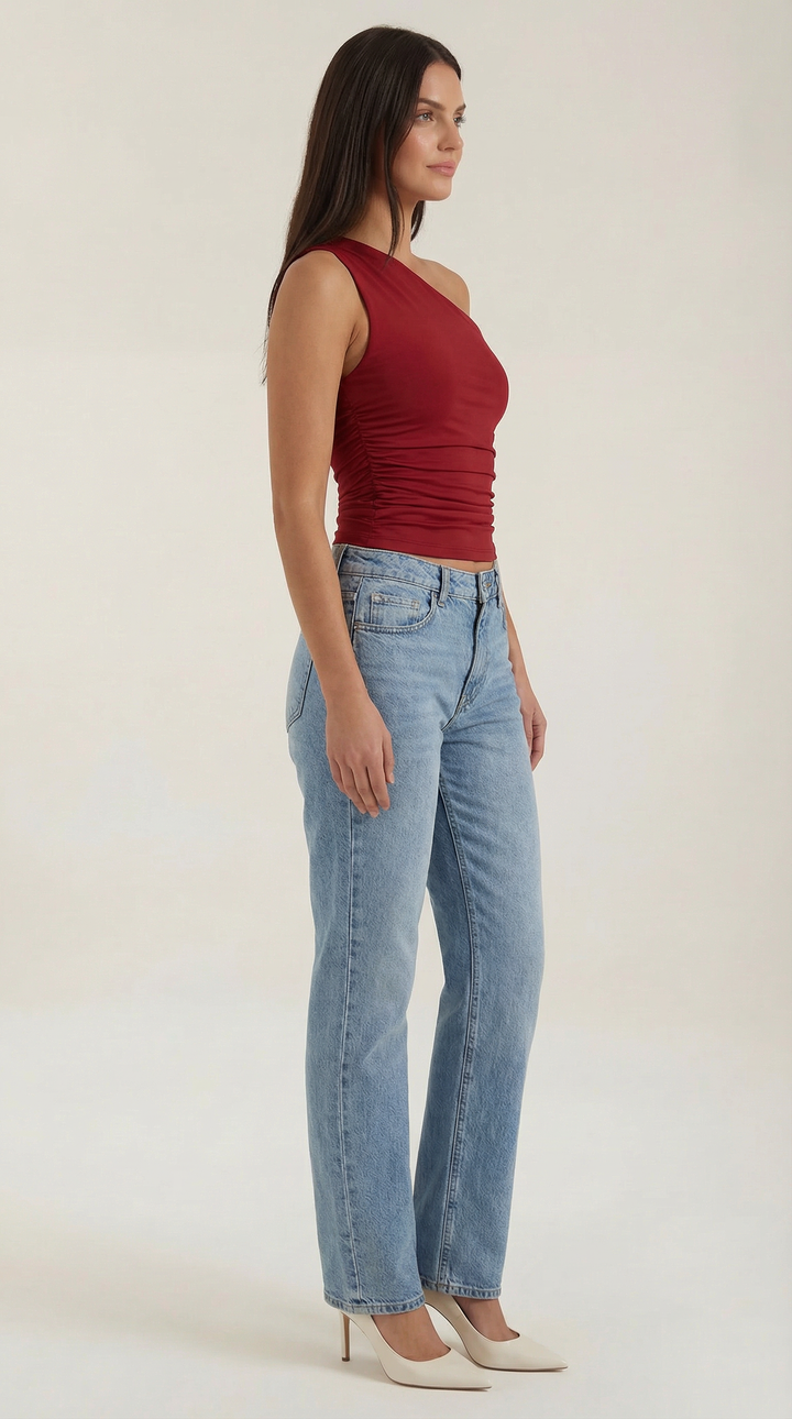 Briony Eén-Schouder Mouwloos Top