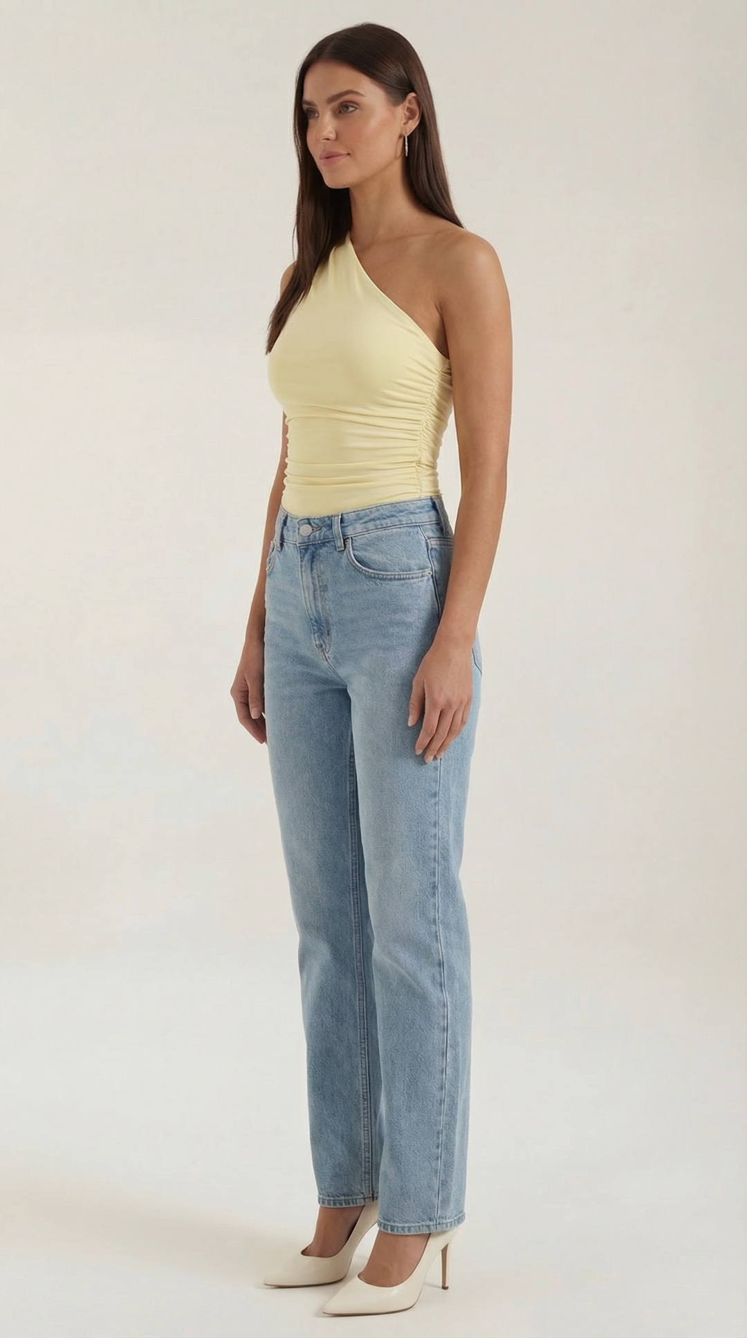 Briony Eén-Schouder Mouwloos Top