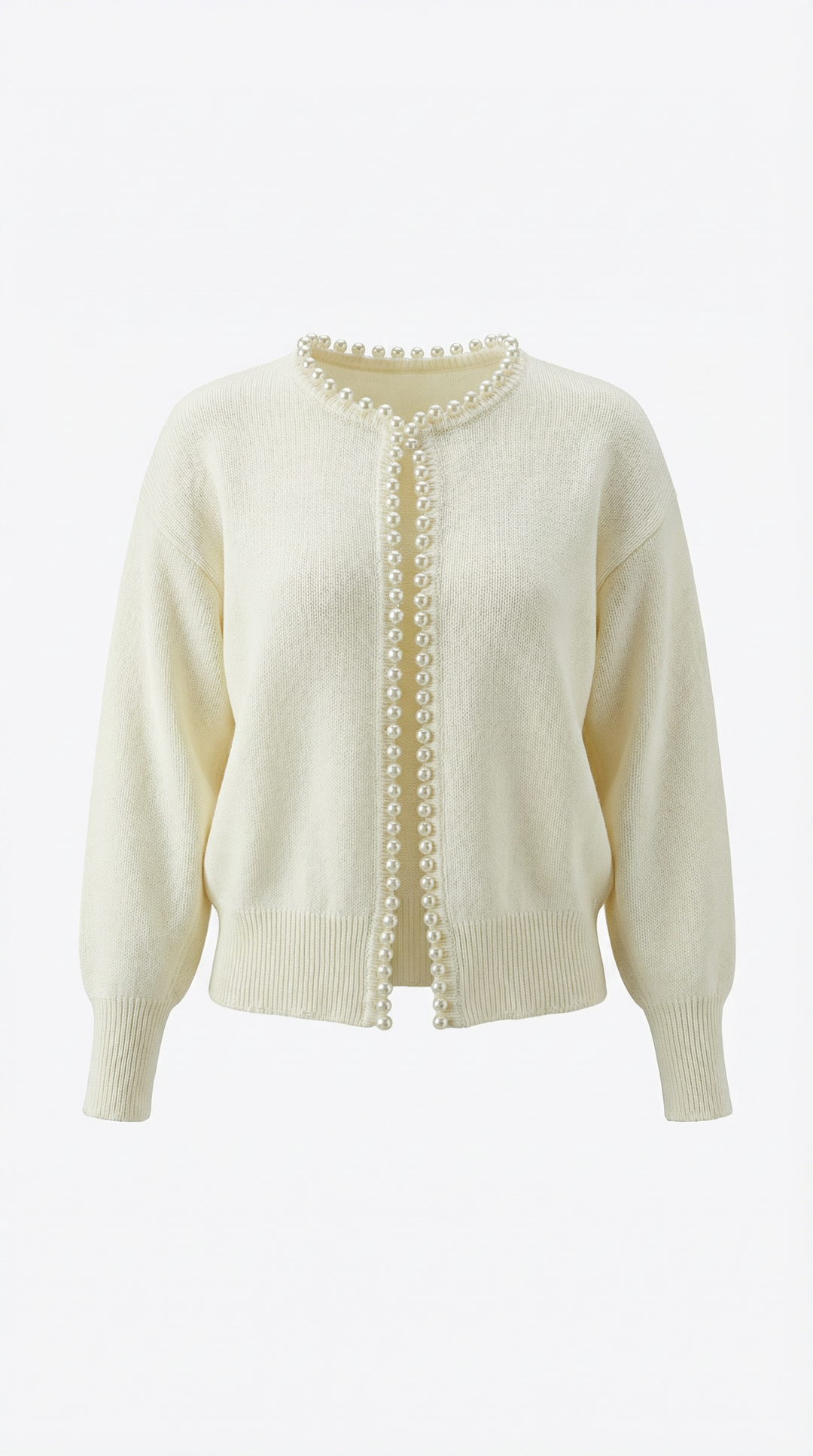 Caroline Cardigan met Pareldetails