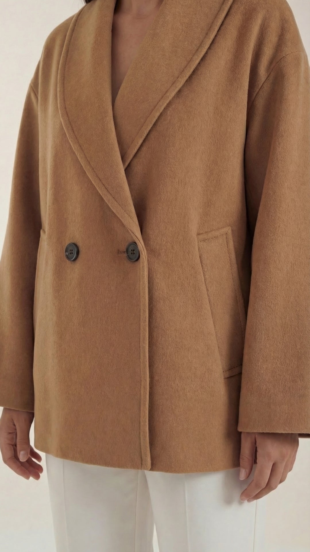 Carolyn's oversized jas