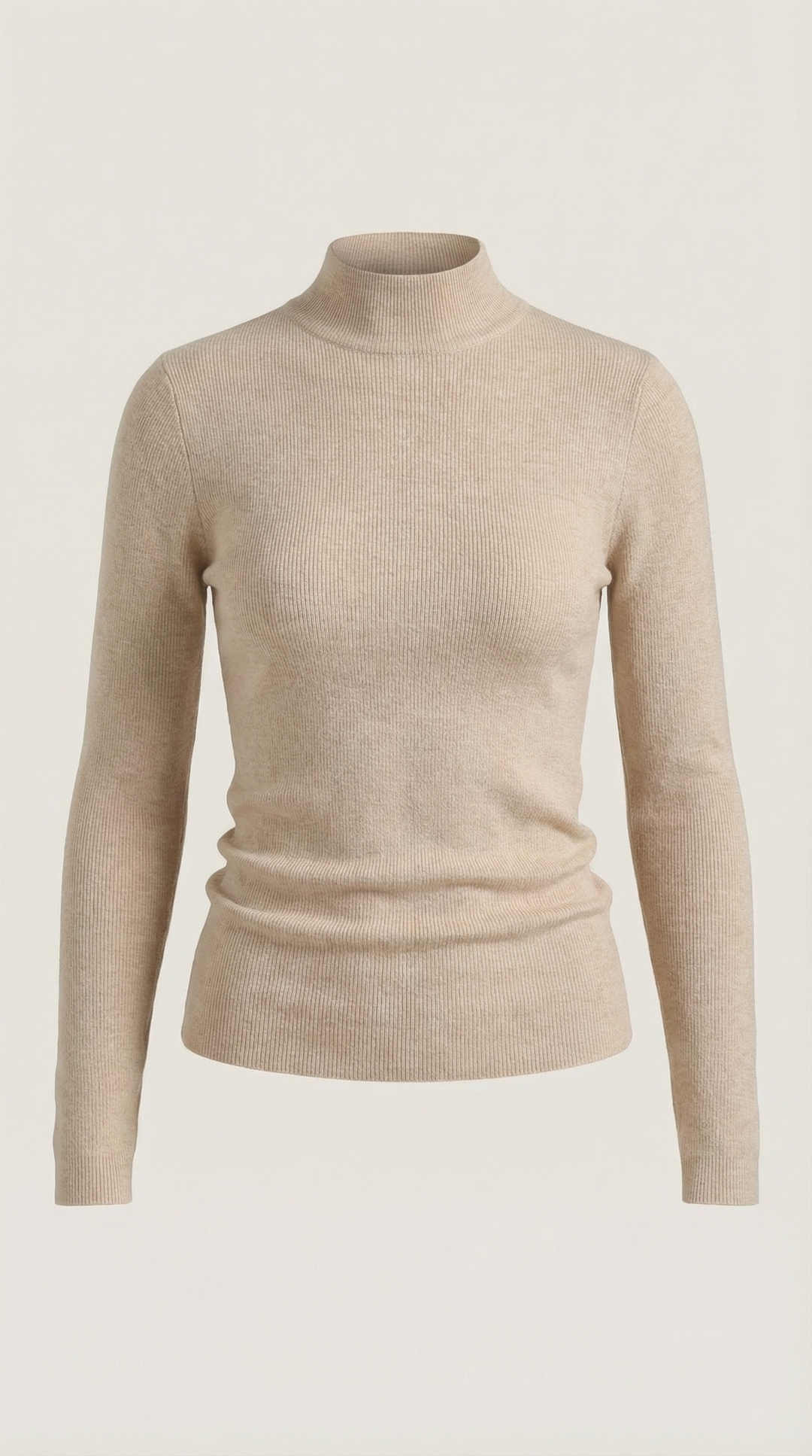 Constance Katoenen Turtleneck Top