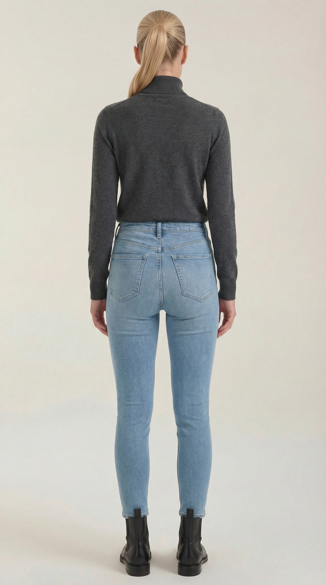 Constance Katoenen Turtleneck Top