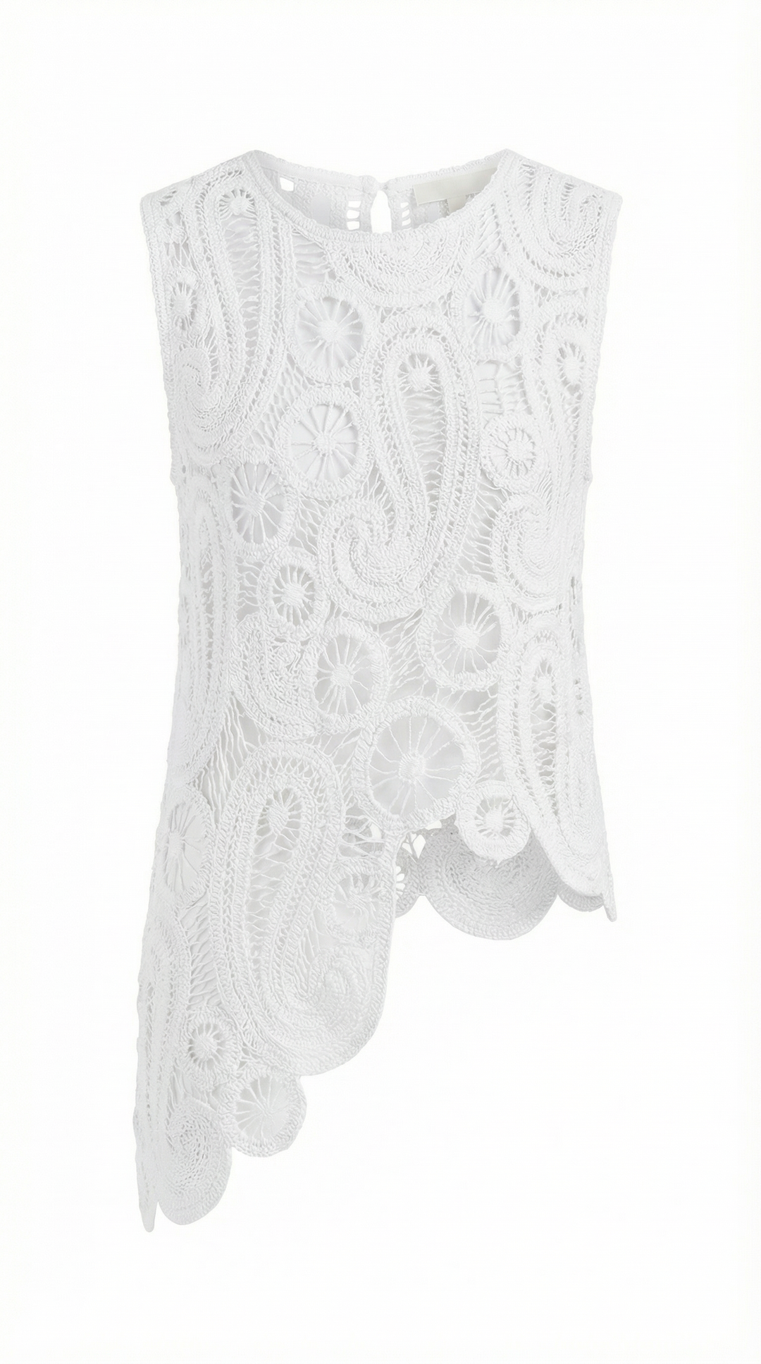 Delia Asymmetrische Blouse met Kantdetails