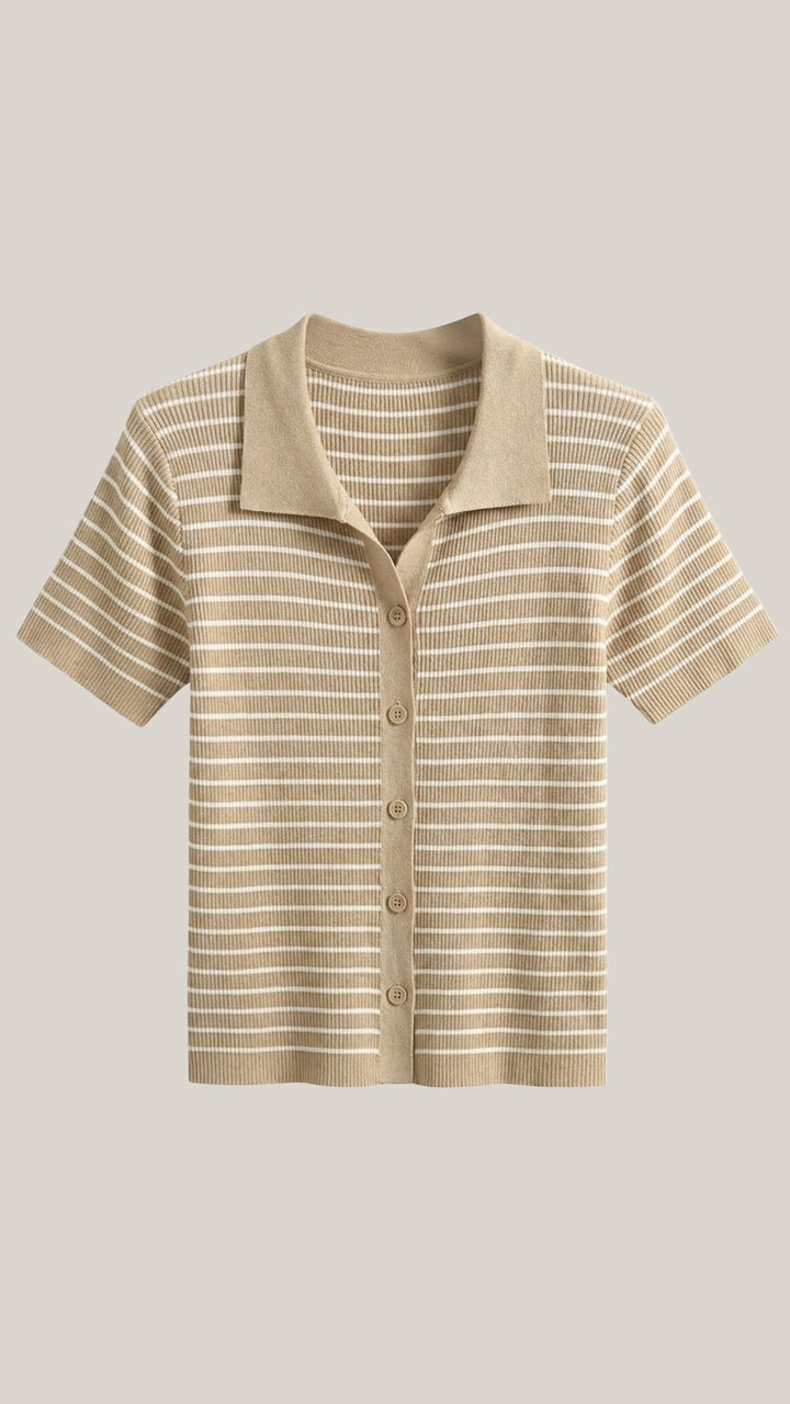 Gestreepte Edith Polo Shirt