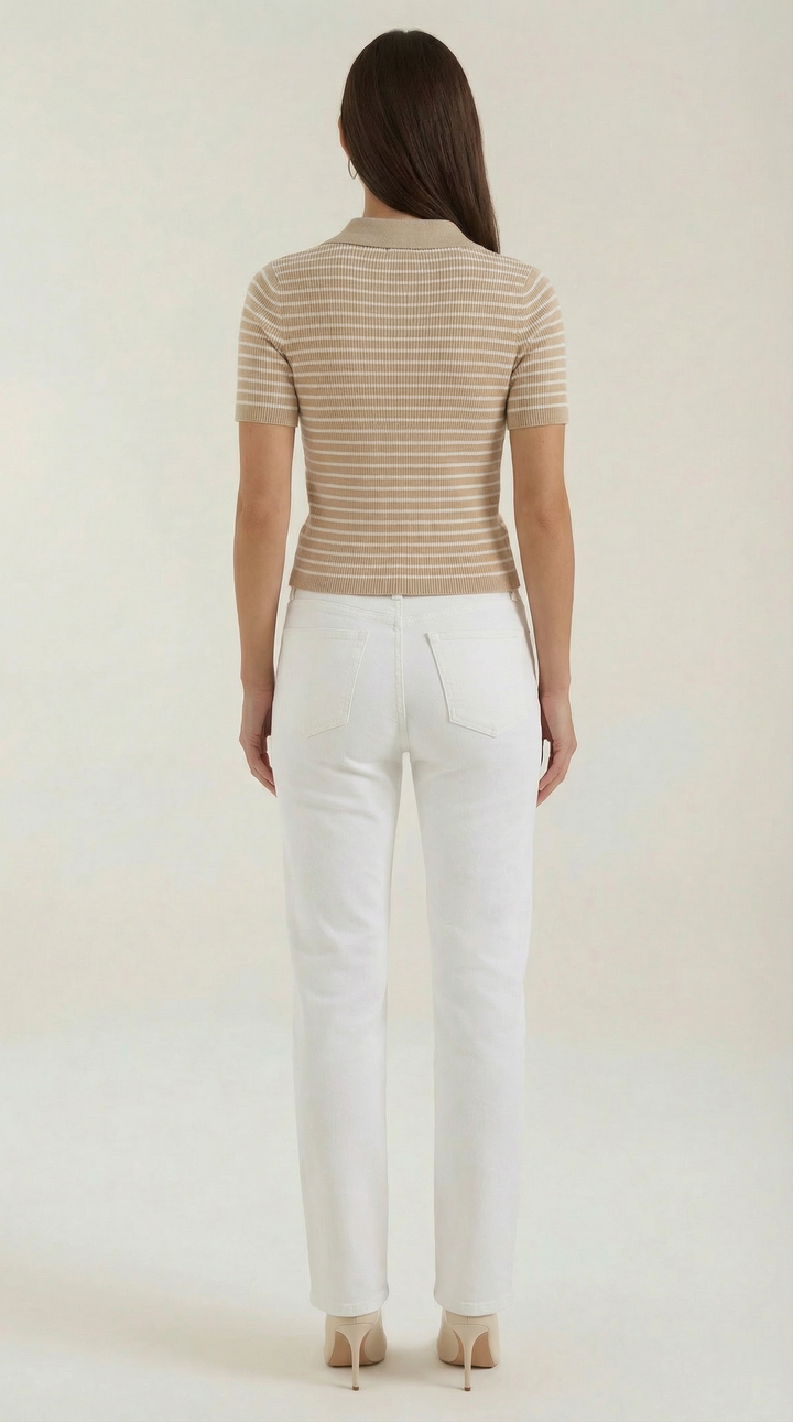 Gestreepte Edith Polo Shirt