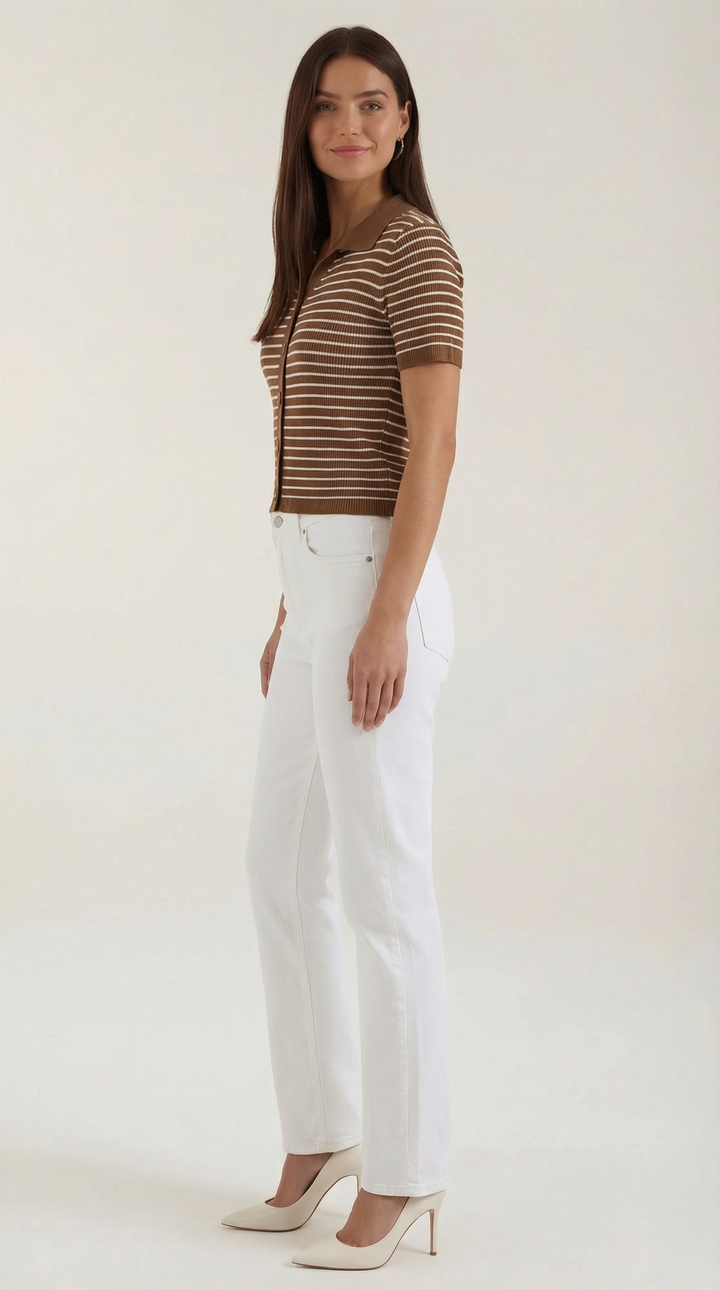 Gestreepte Edith Polo Shirt