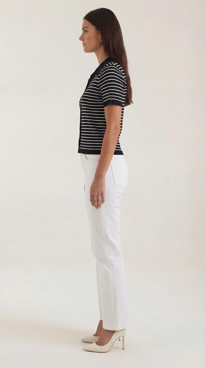 Gestreepte Edith Polo Shirt