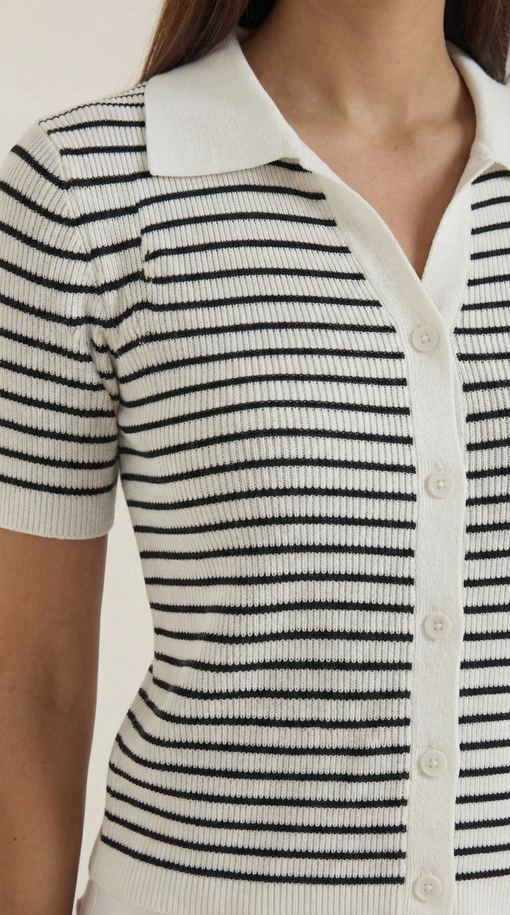 Gestreepte Edith Polo Shirt