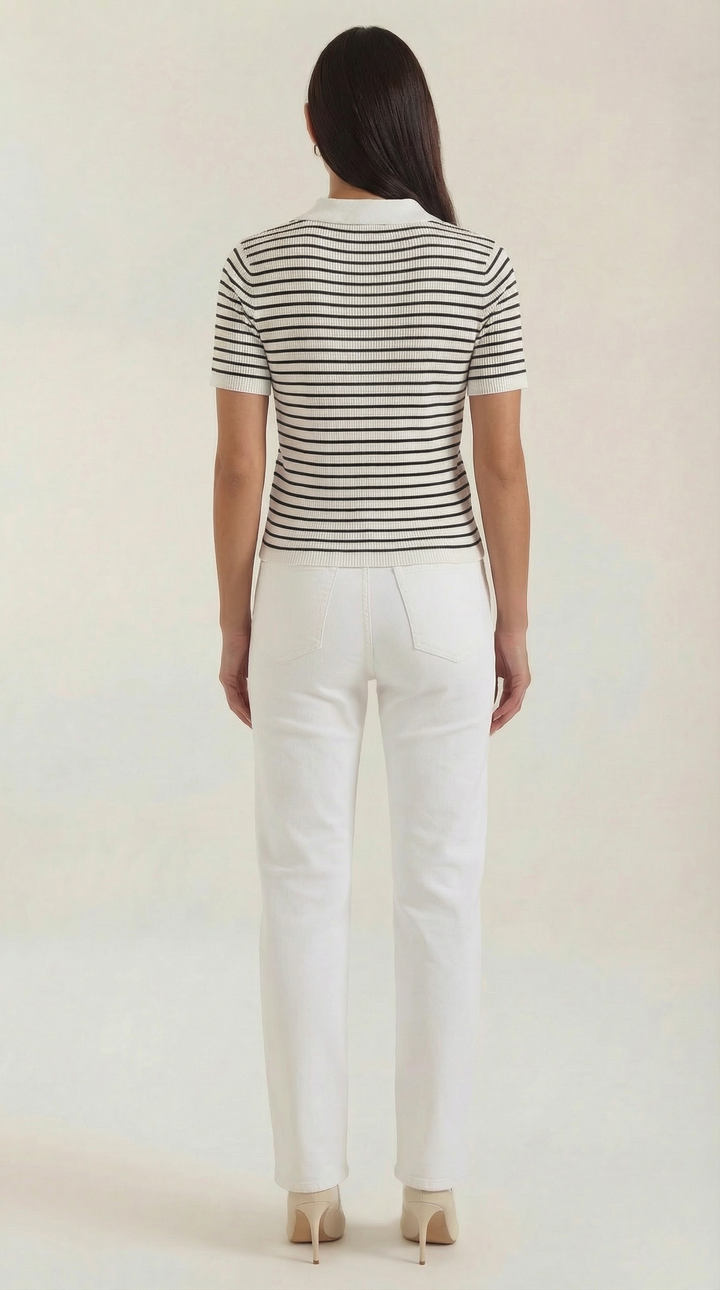 Gestreepte Edith Polo Shirt