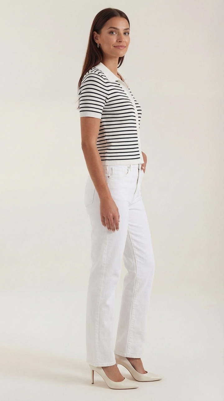 Gestreepte Edith Polo Shirt