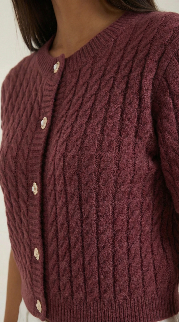 Faith Korte Cardigan