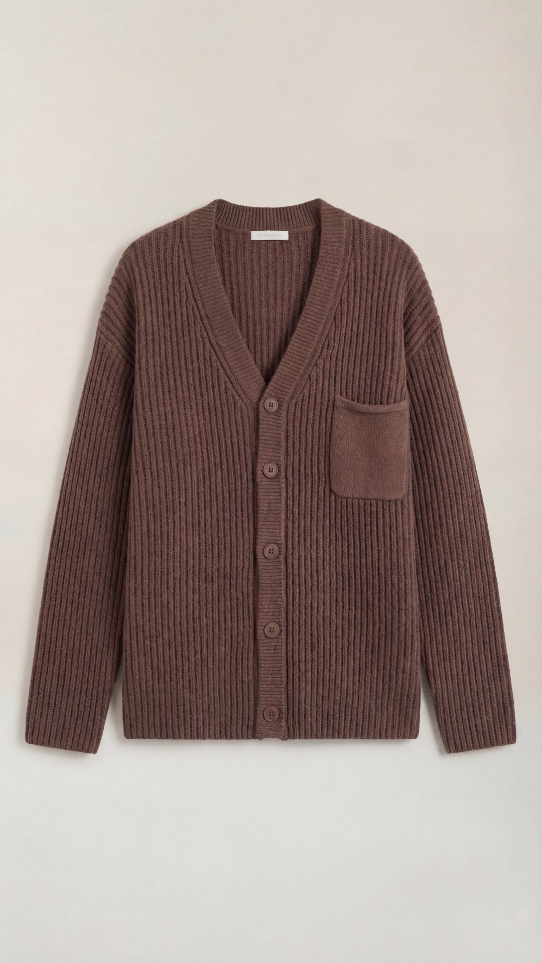 Oversized Franse Katoenen Cardigan