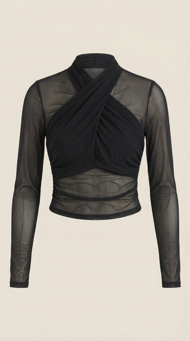Georgia Sheer Mesh Top