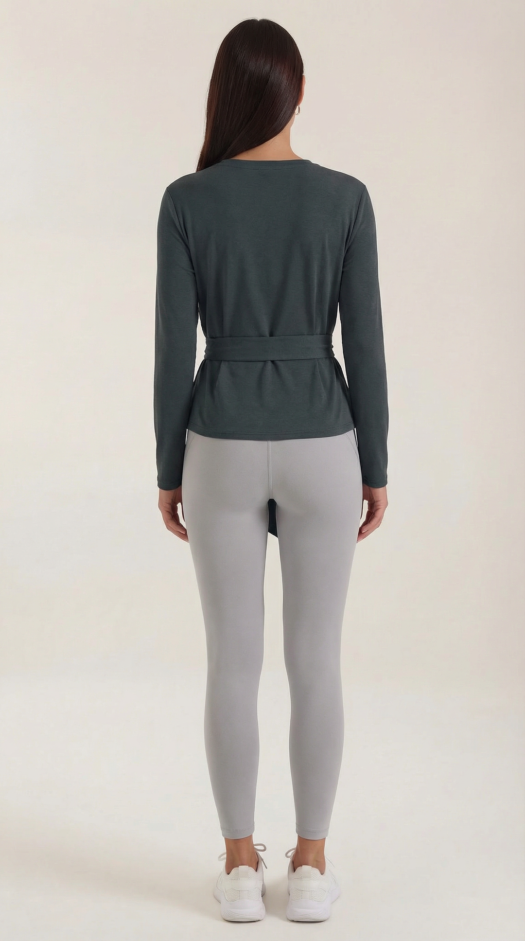 Holly Lange Mouw Knoop Detail Top