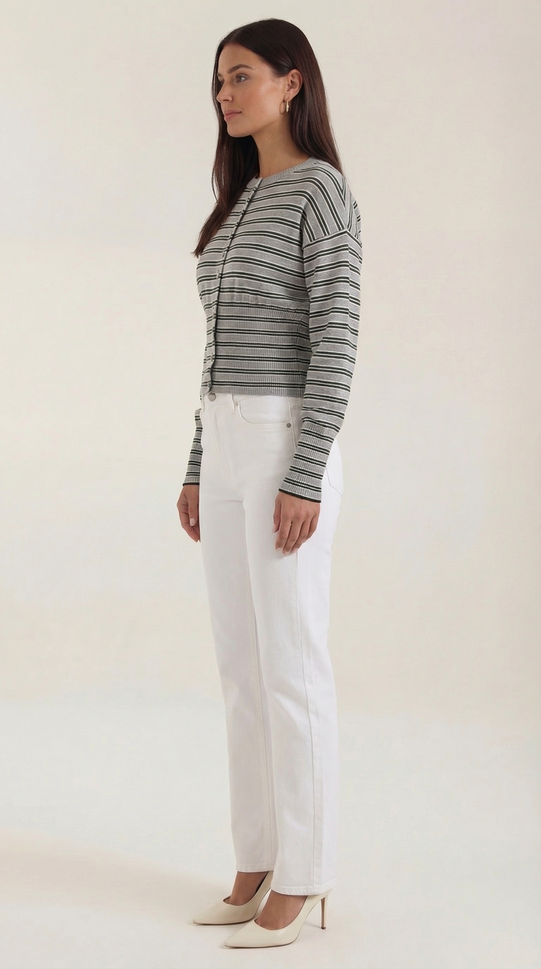 Gestreepte Cardigan Ida