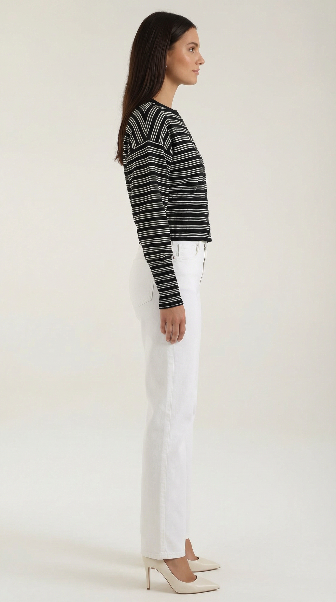 Gestreepte Cardigan Ida