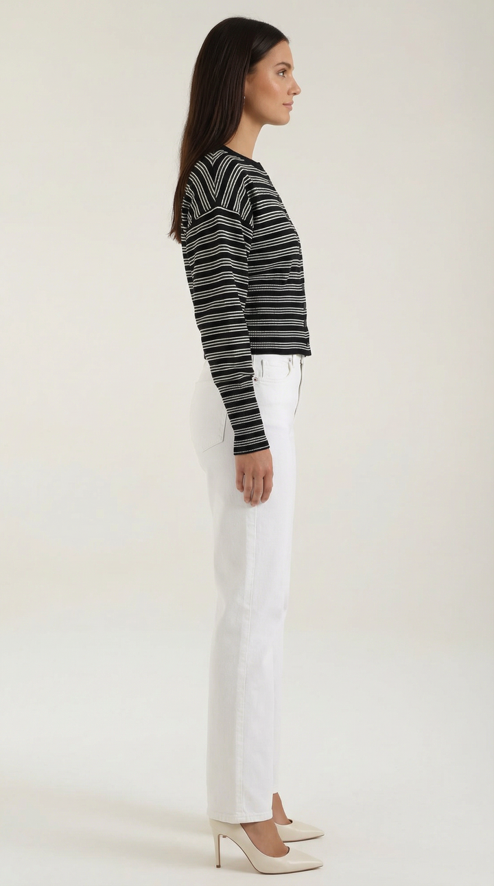 Gestreepte Cardigan Ida