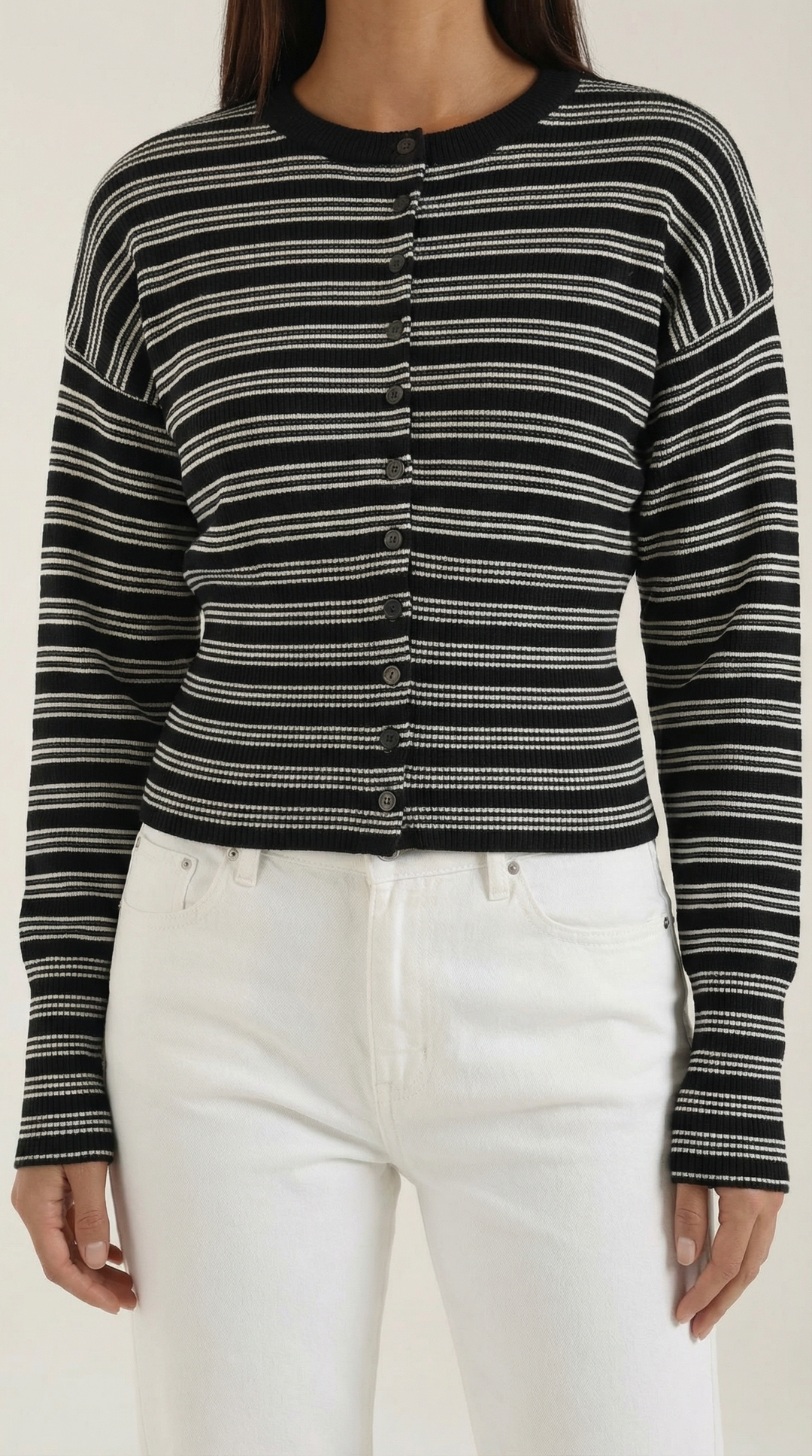 Gestreepte Cardigan Ida
