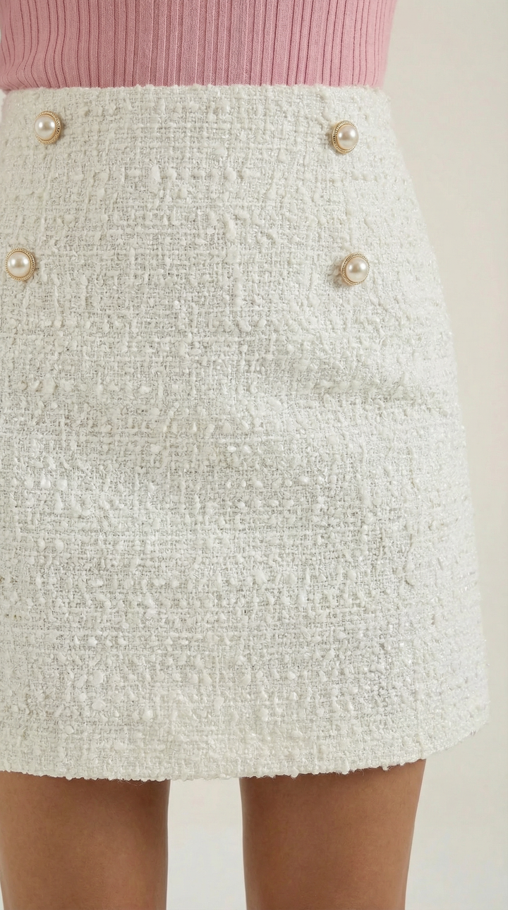 Witte Eiland Rok - Elegante rok voor vrouwen