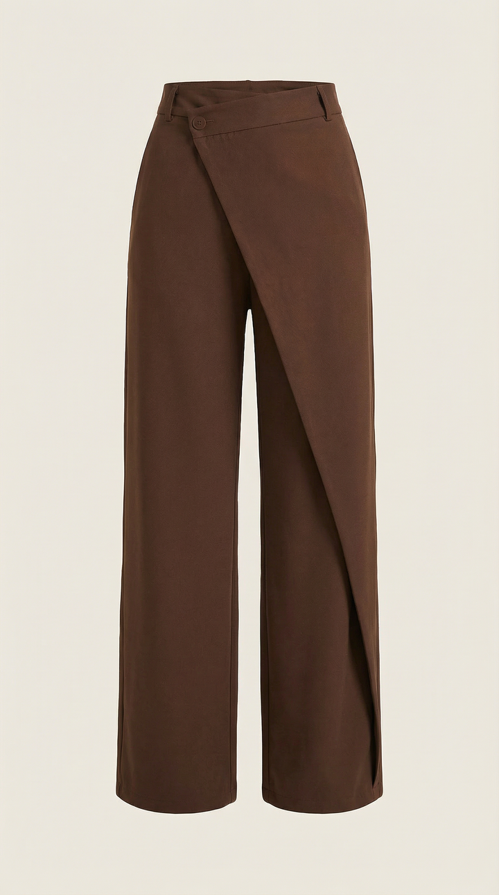 Asymmetrische Denim Broek