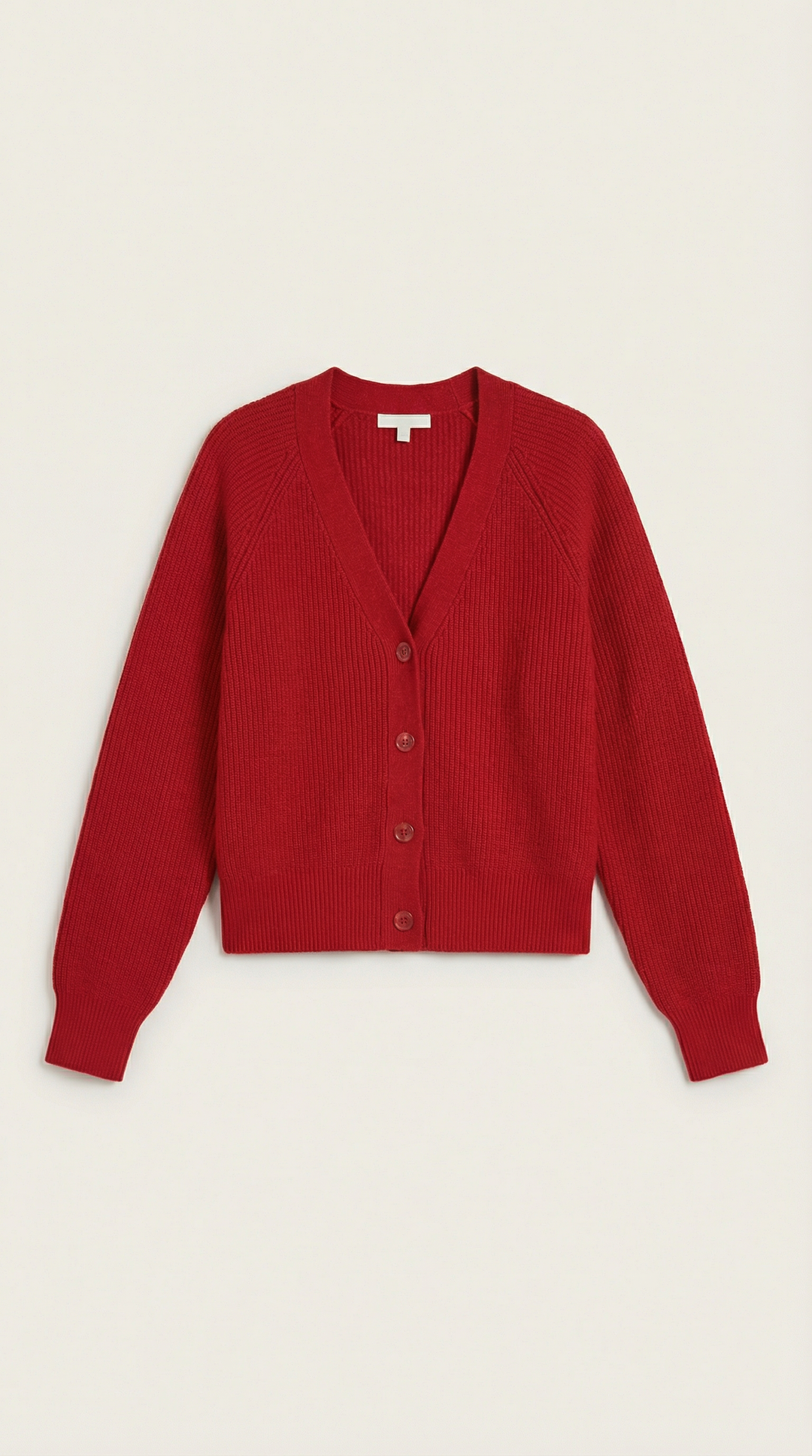 Jessica V-hals knopen cardigan
