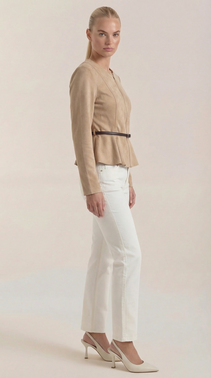 Josie Jacket met Peplum Detail