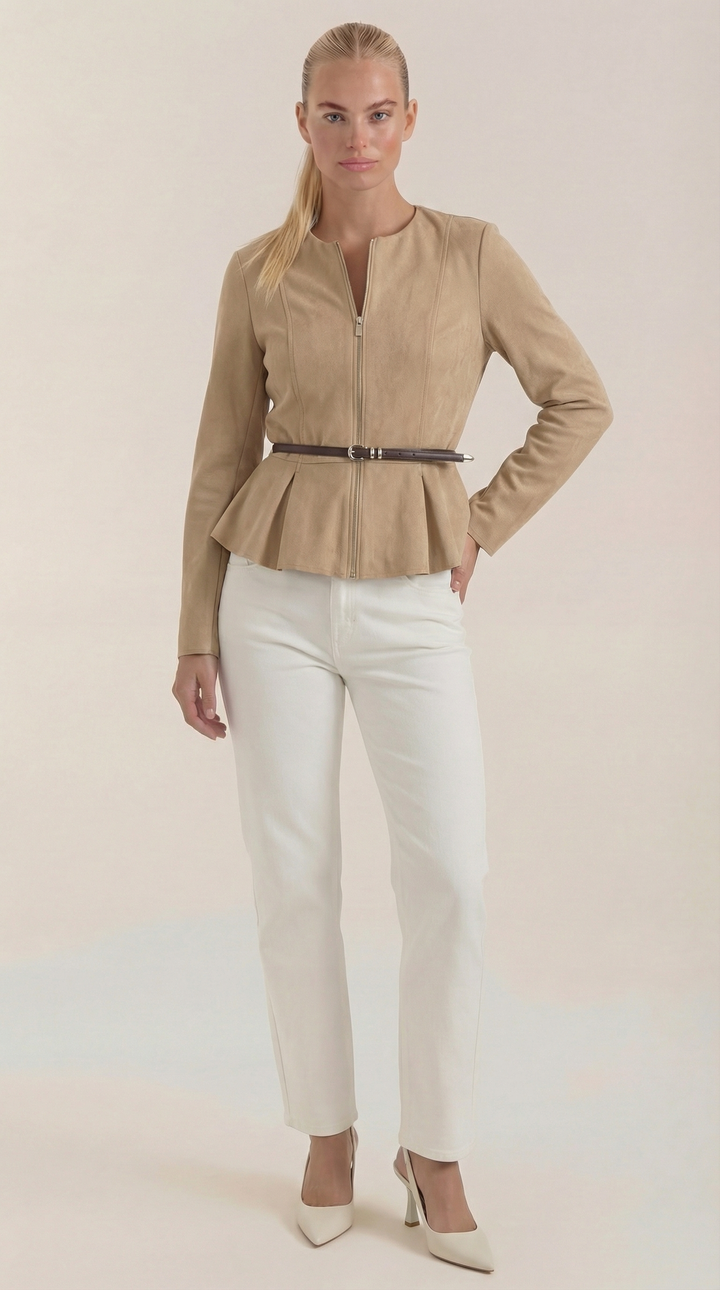 Josie Jacket met Peplum Detail
