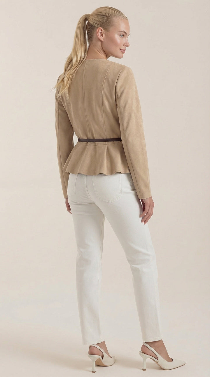 Josie Jacket met Peplum Detail