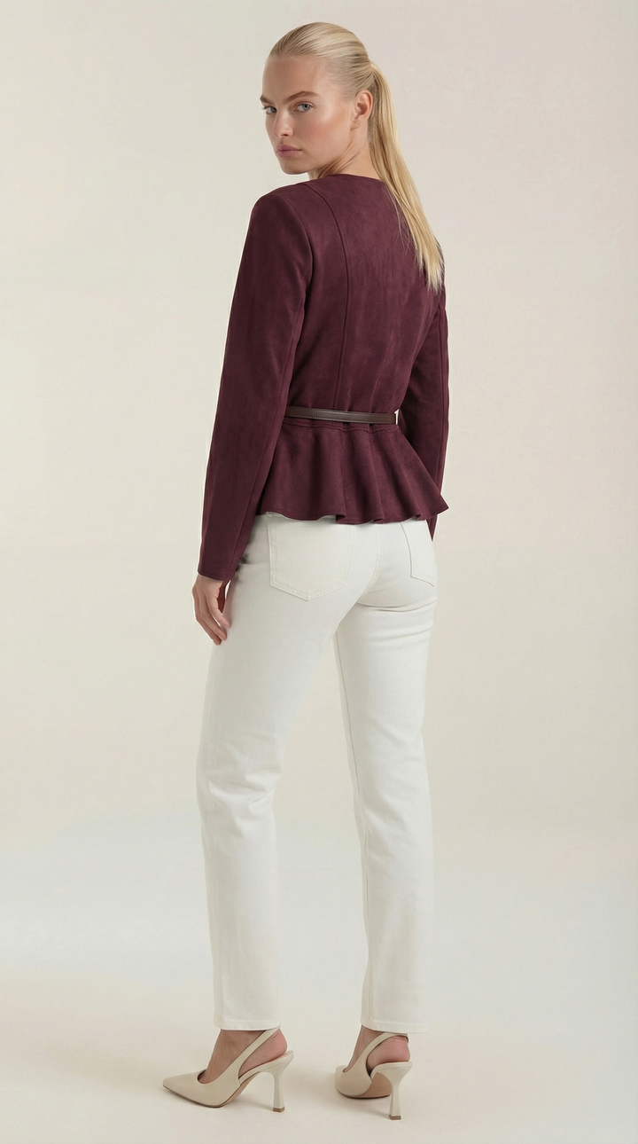 Josie Jacket met Peplum Detail