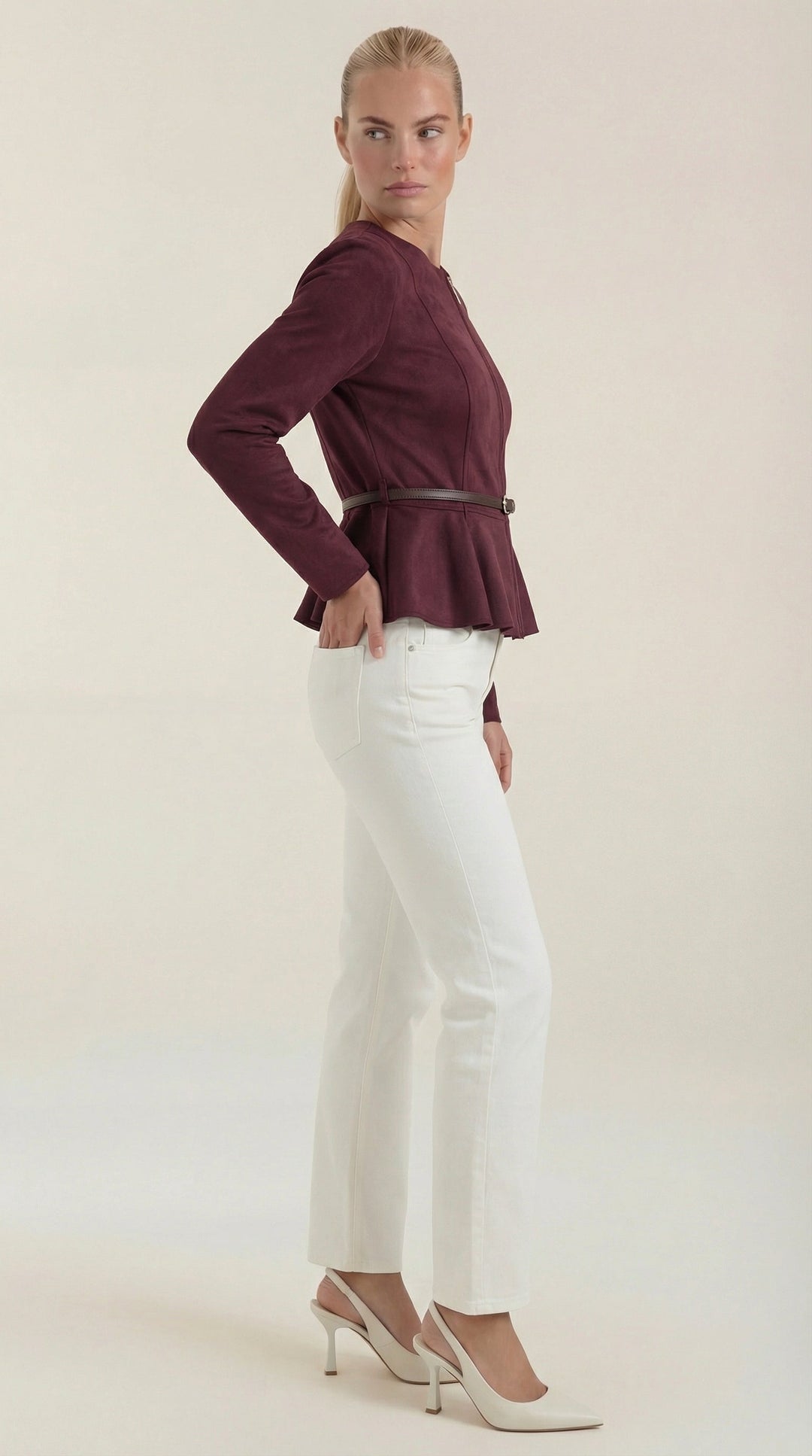 Josie Jacket met Peplum Detail
