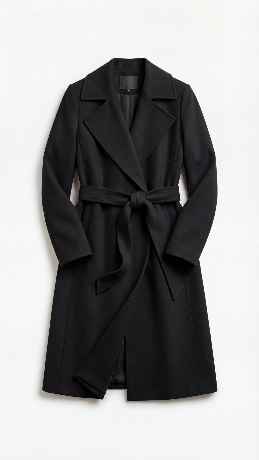 Wollen Trenchcoat Joyce met Riem