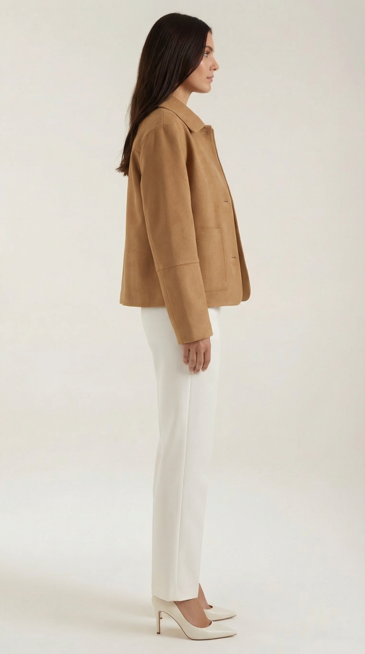 Zachte Button-Up Julie Jas