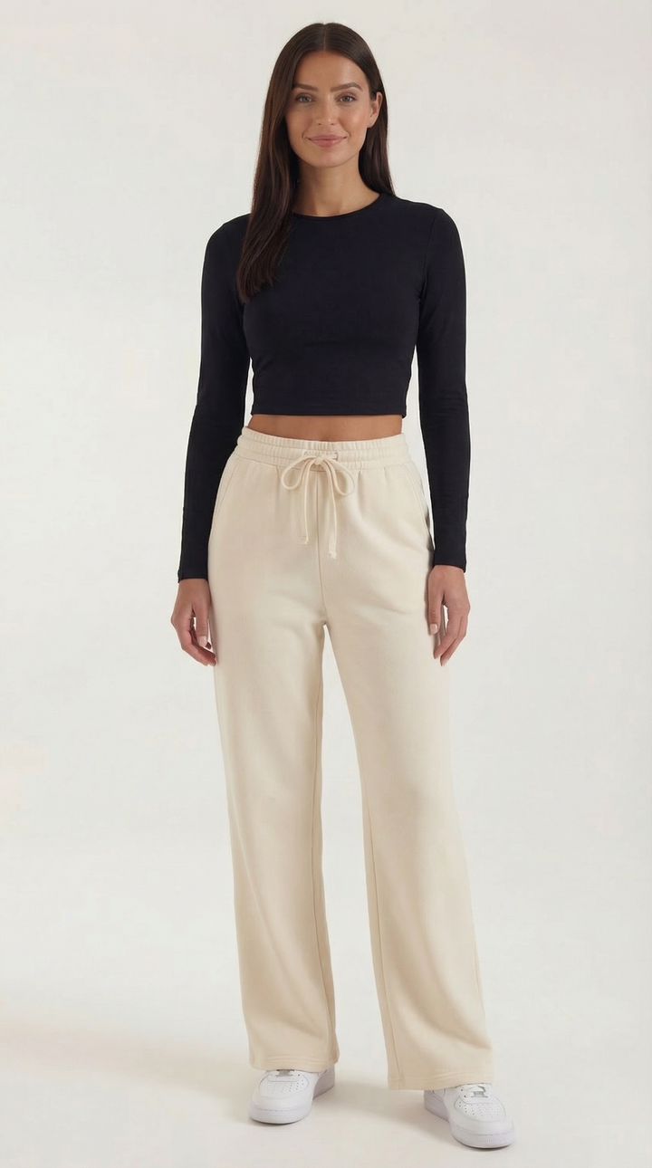 Karen Lange Mouw Crop Top