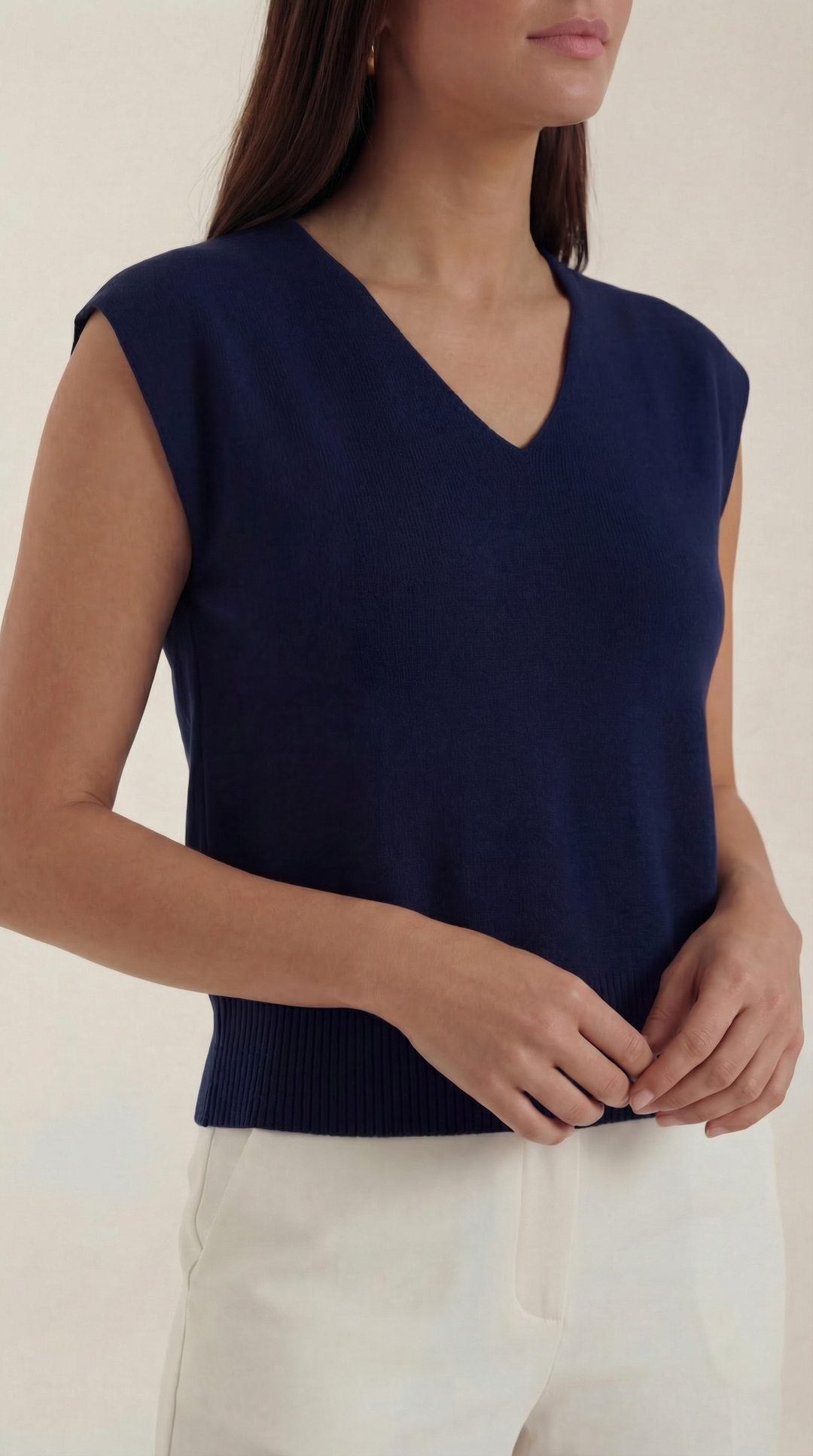 Kim V-hals Blouse