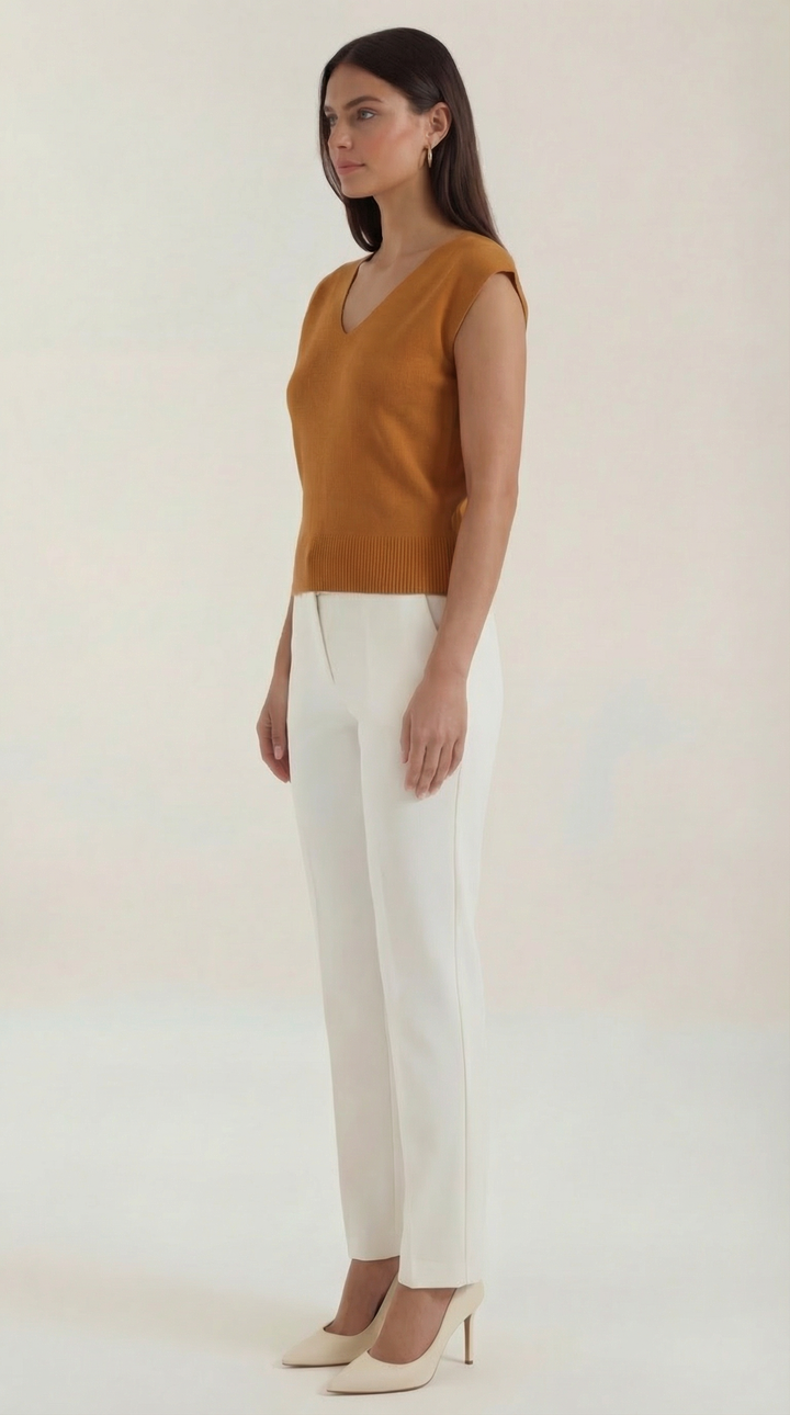 Kim V-hals Blouse