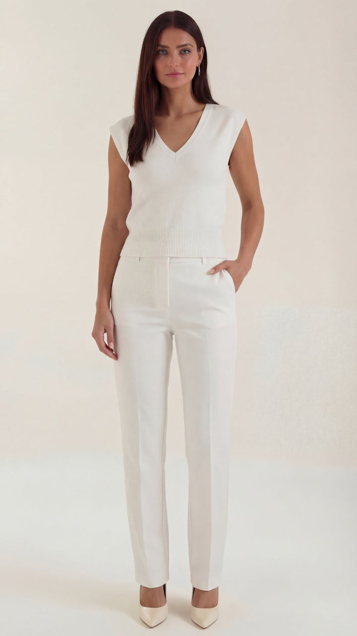 Kim V-hals Blouse