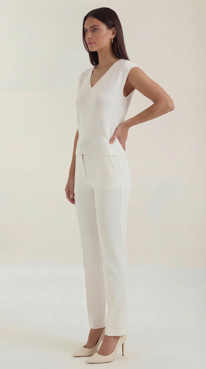 Kim V-hals Blouse