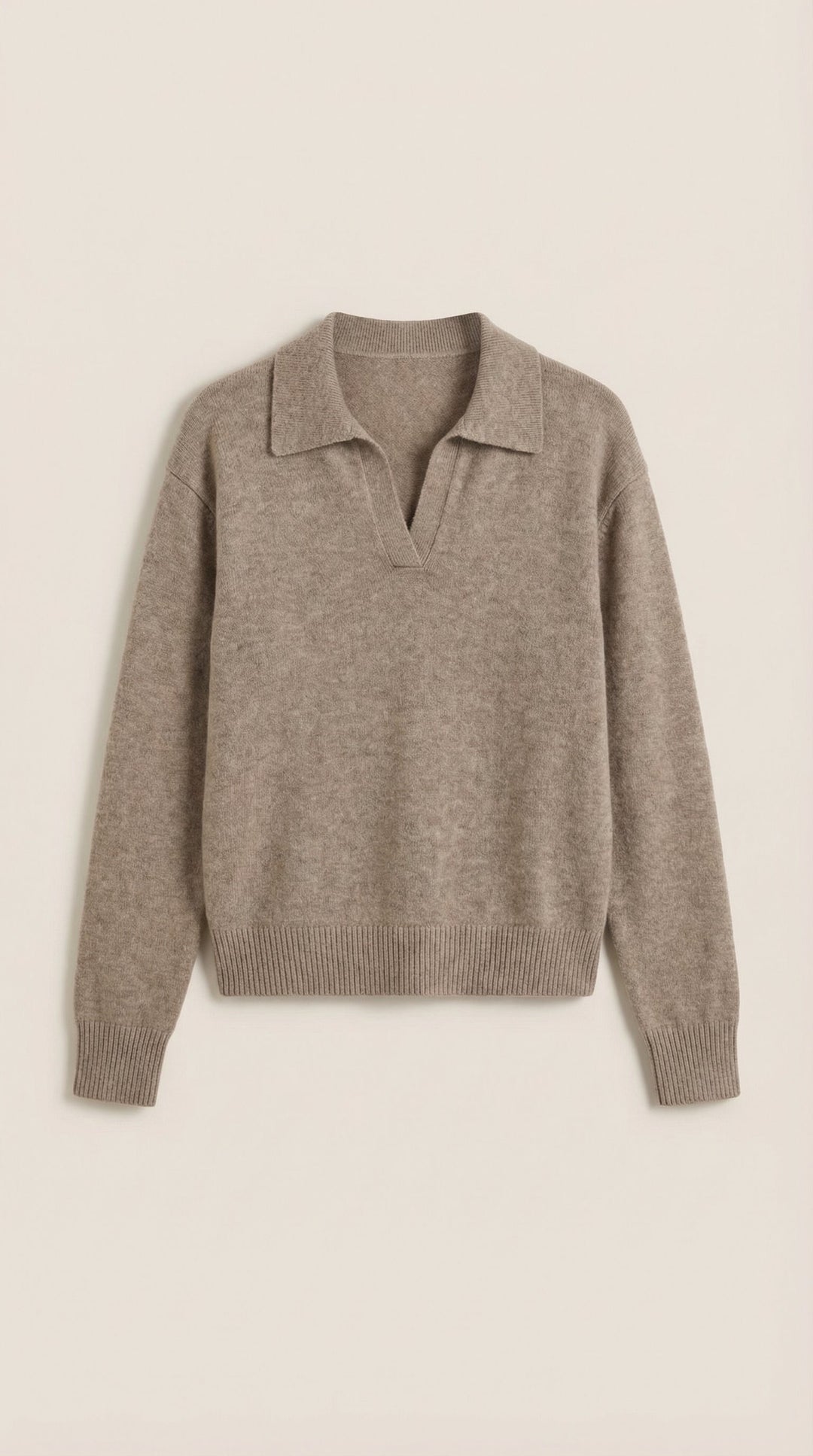 'Margaret' Casual Polo met V-hals