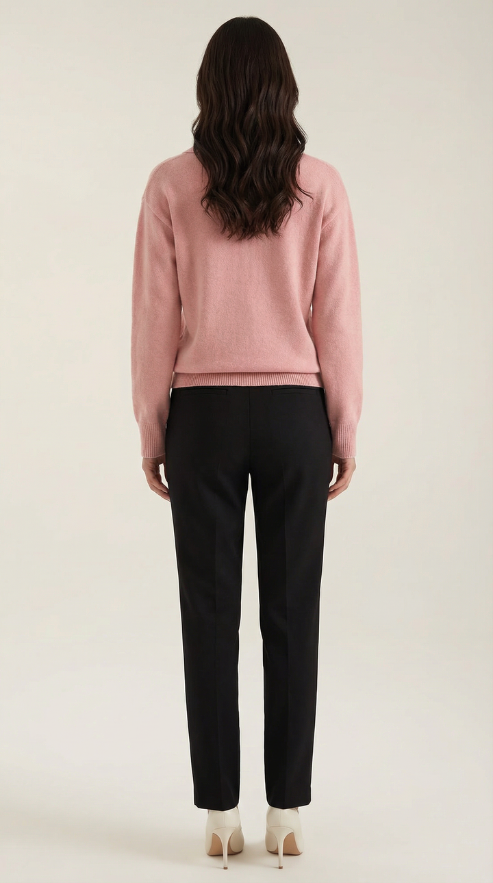 'Margaret' Casual Polo met V-hals