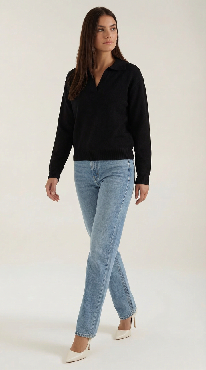 Margaret Casual V-hals Trui