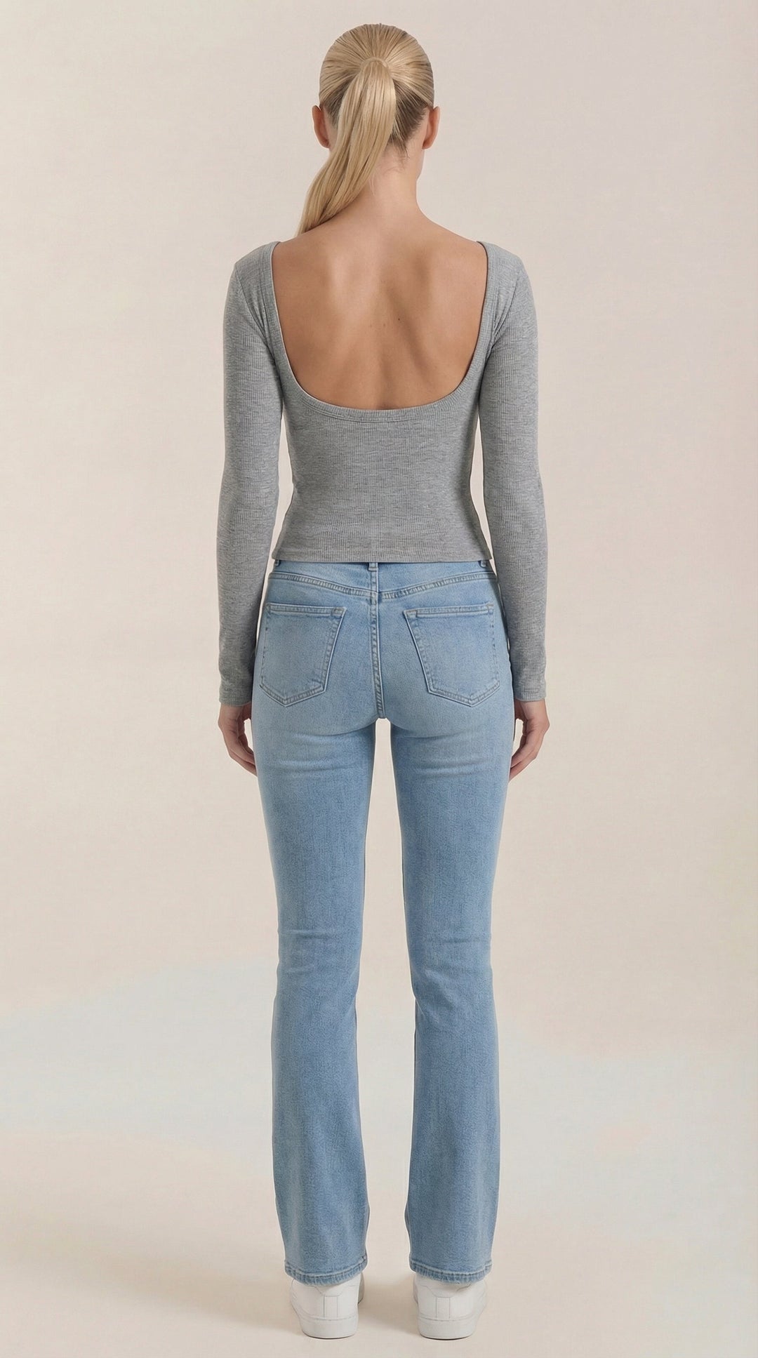 Marian V-Hals Lange Mouwen Top