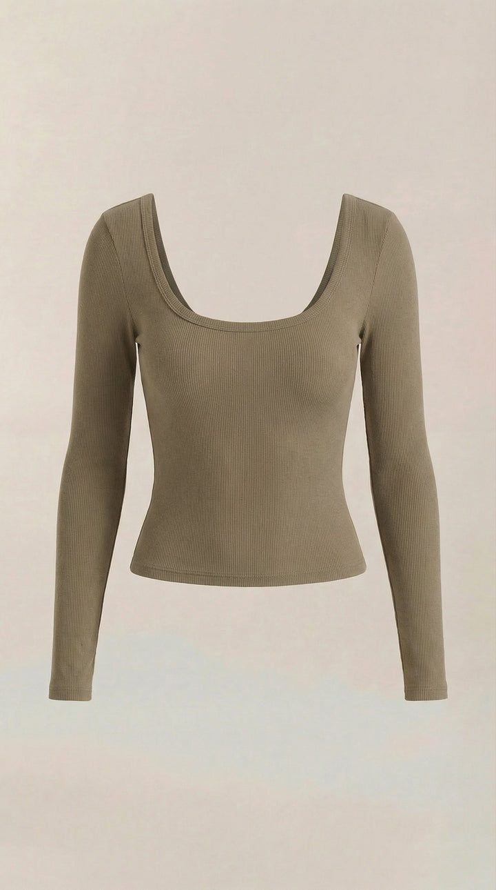 Marian V-Hals Lange Mouwen Top
