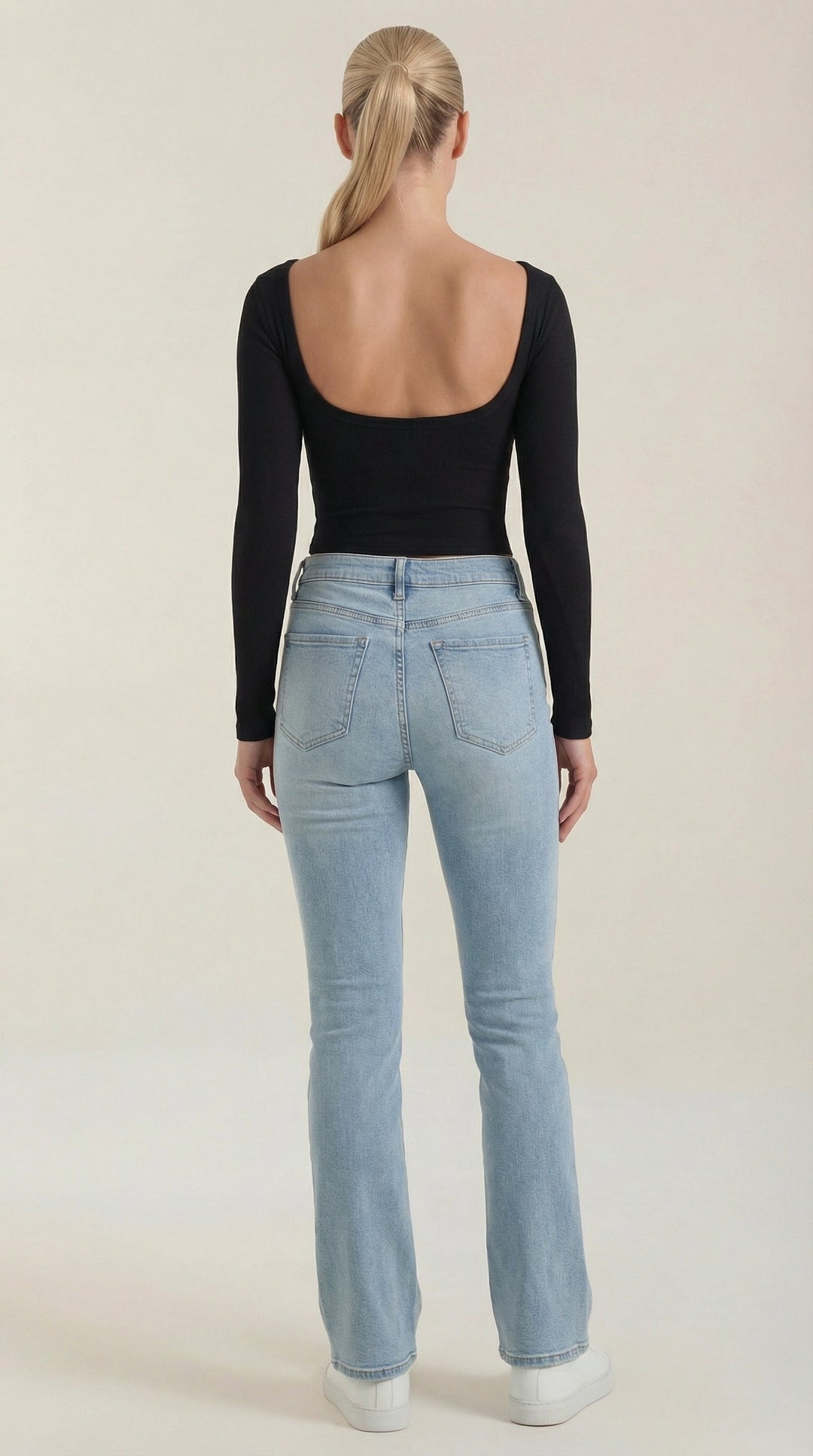 Marian V-Hals Lange Mouwen Top